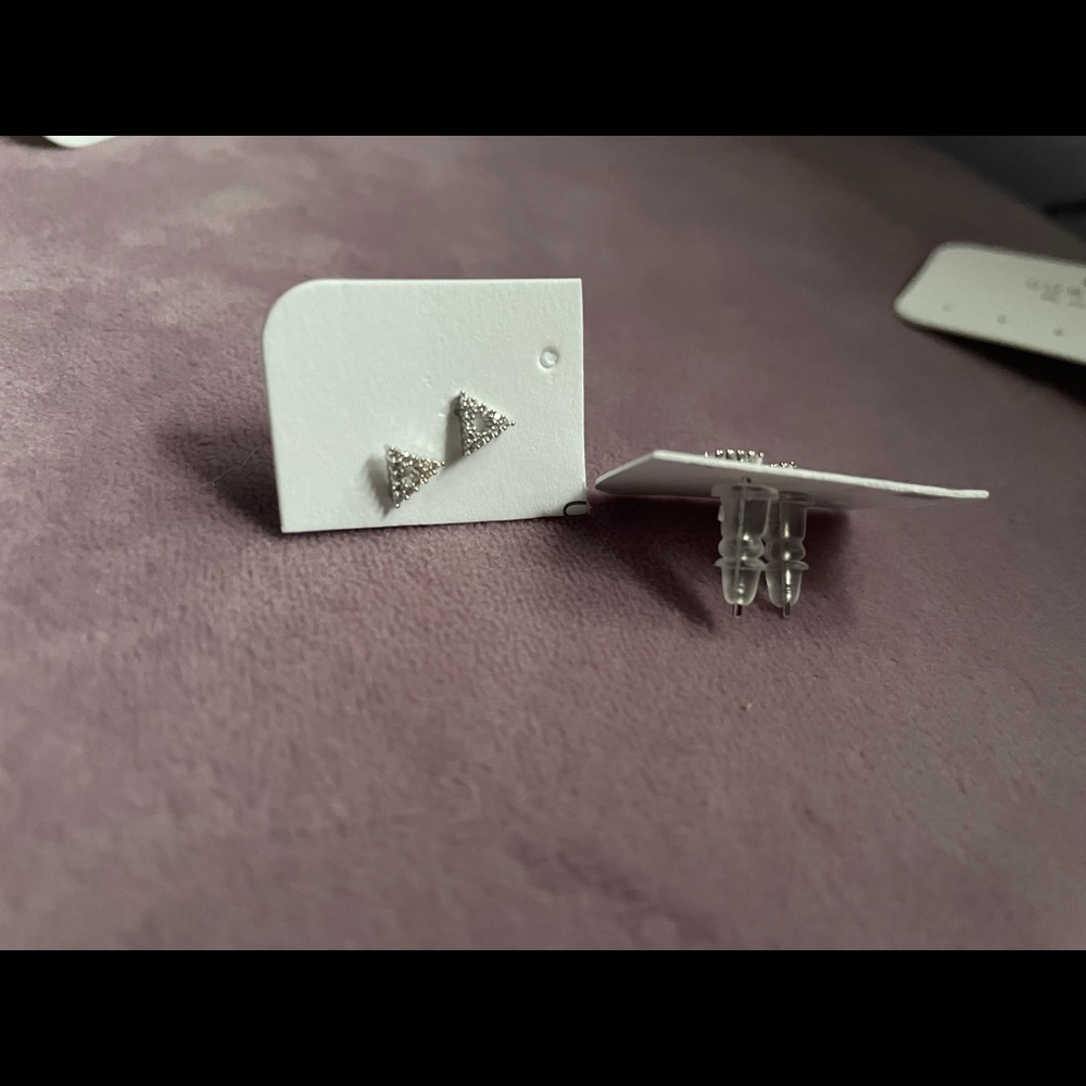 Silver earrings